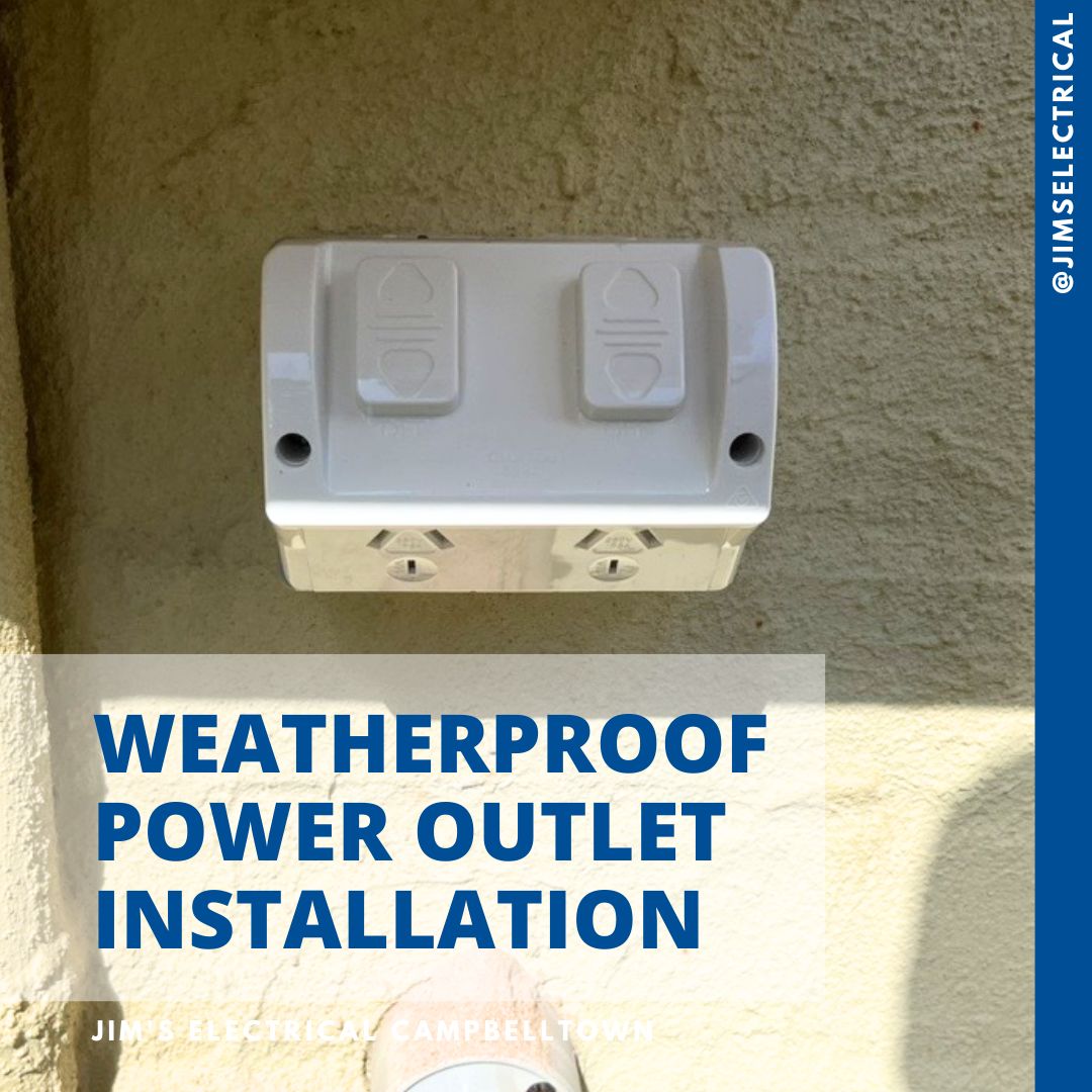 Weatherproof Power Outlet Installation
